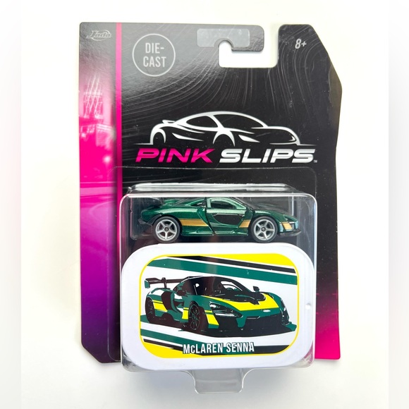 2024 Jada Pink Slips McLAREN SENNA GREEN GOLD Car 1/64 Toy Die-cast - Picture 1 of 5